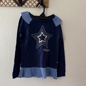 Tommy Hilfiger Kids Blue Star Long Sleeve Shirt